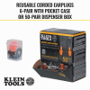 6050350 Corded Earplugs, 50-Pair Dispenser Pack Image 2